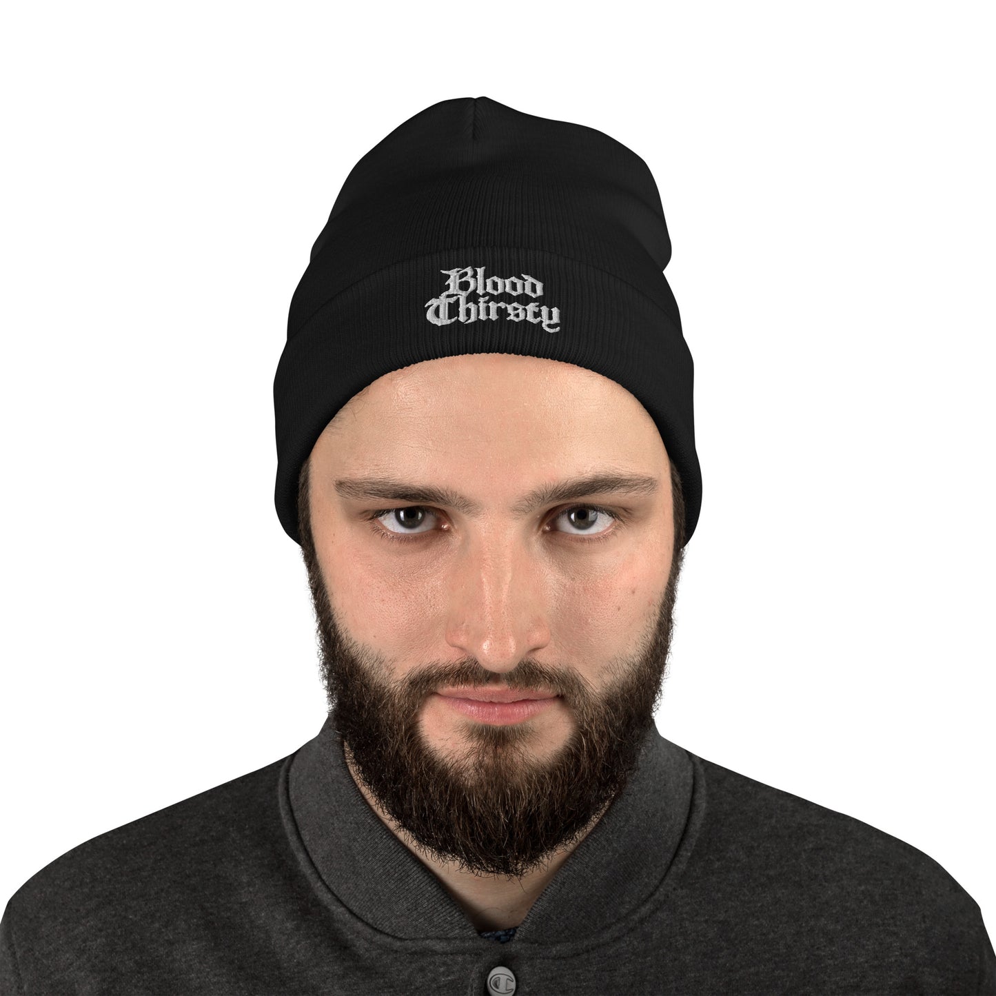 Embroidered old english Beanie